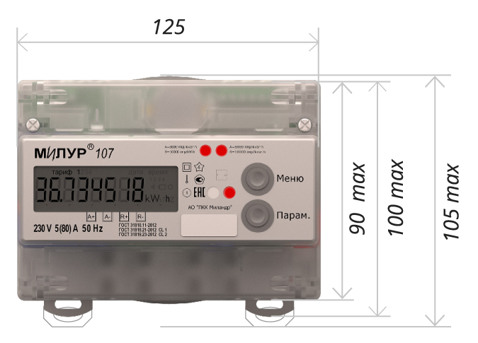 Милур 107S.22-RZ-1L-DT